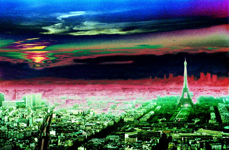 Paris sunset #1 - by Tony Karp